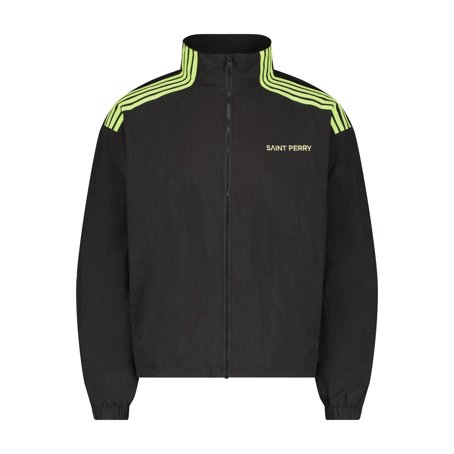 Otis Track Jacket and Pants - Black & Neon Aaria Tees