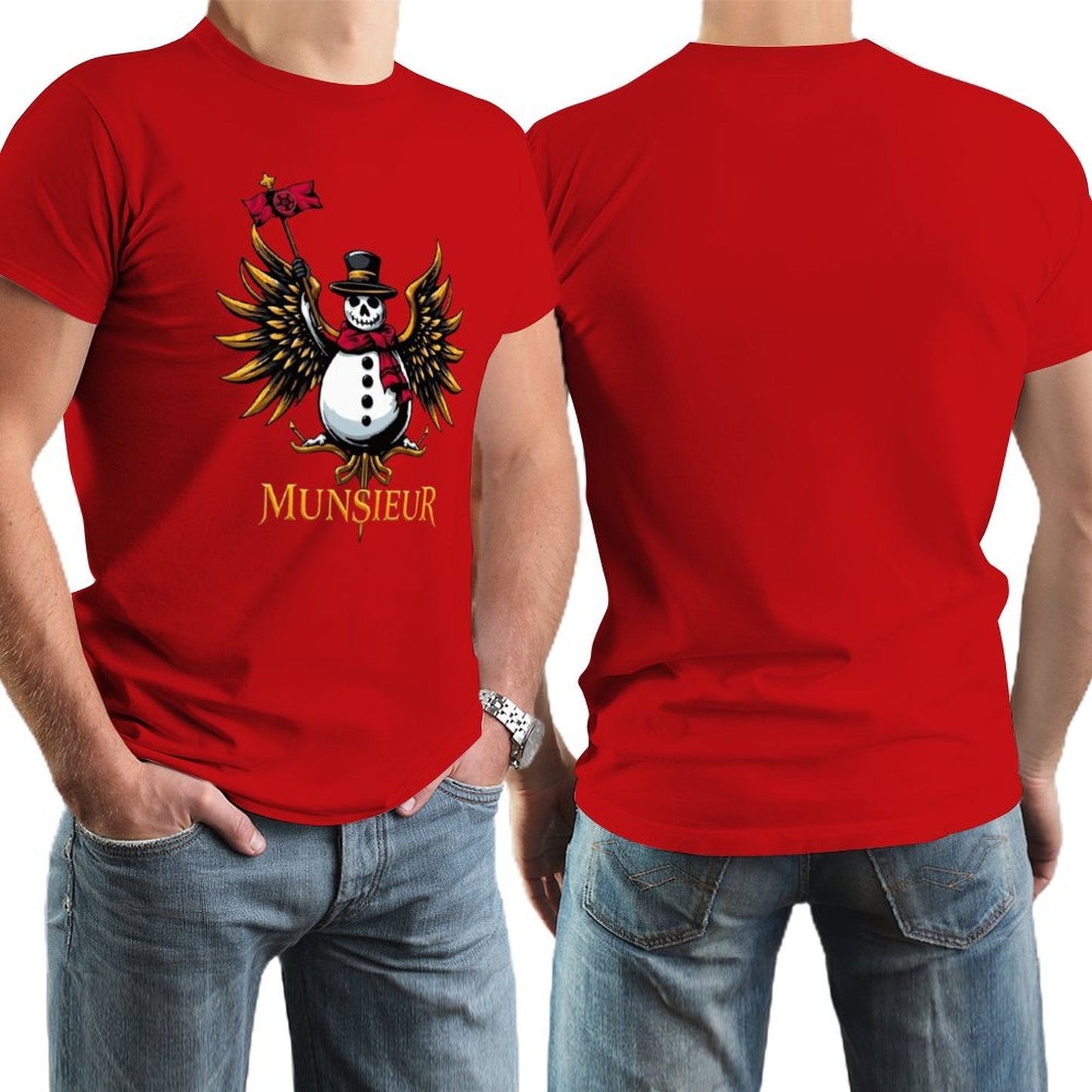 Munsieur Design Christmas Collection "Jack Floss" Tee for Men