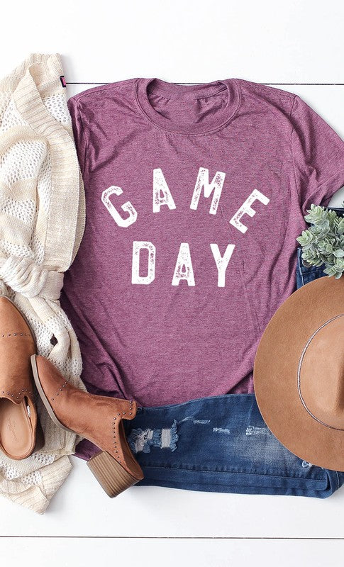 Retro Game Day Graphic Tee T-Shirt