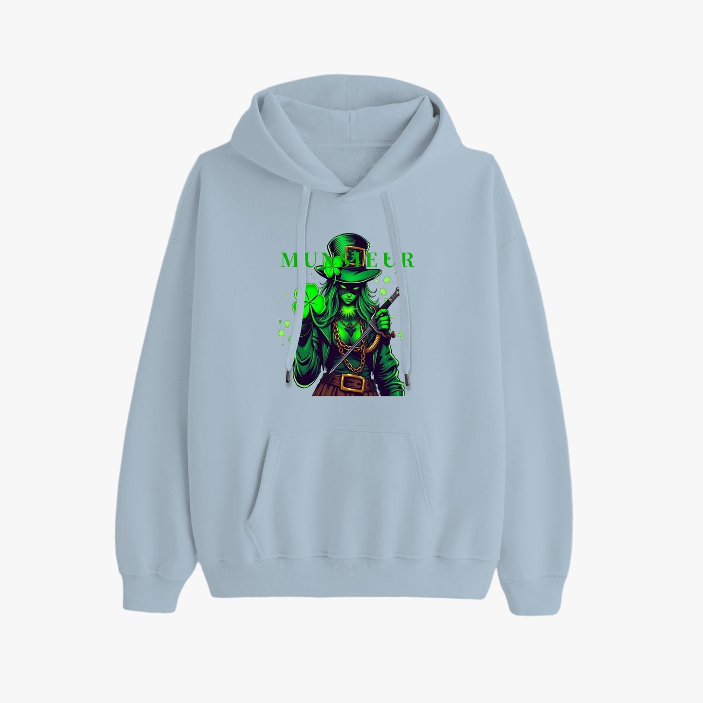 St. Patrick's Day Collection Munsieur Unisex Premium Pullover Hoodie Sweater Clover Gang Betty