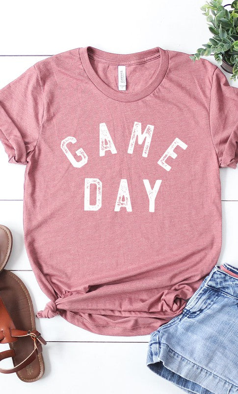 Retro Game Day Graphic Tee T-Shirt