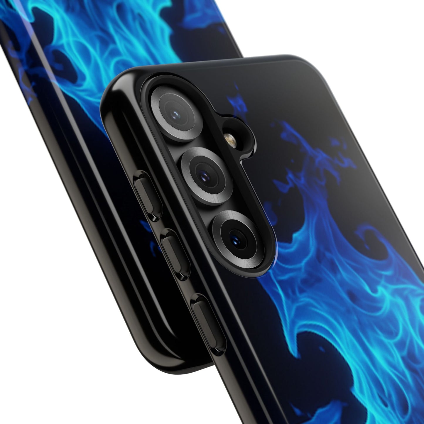Blue Flames Tough Phone Case