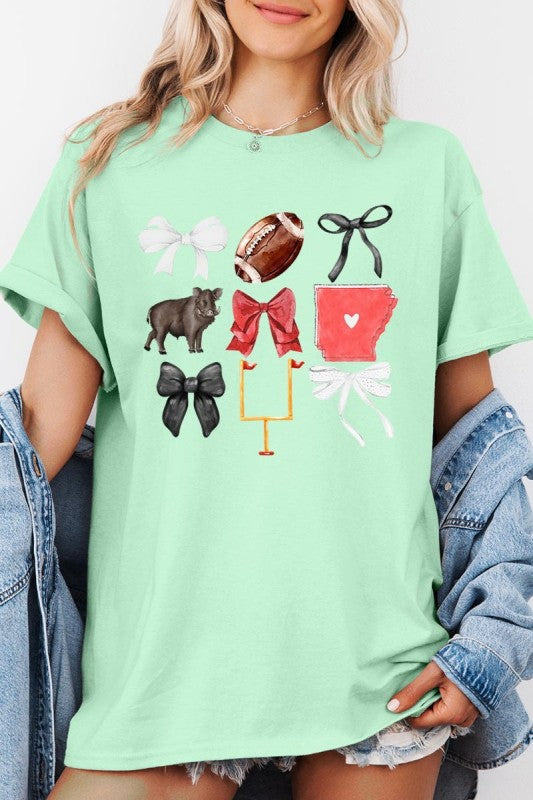 Arkansas Football Graphic Plus Heavy Cotton Tee