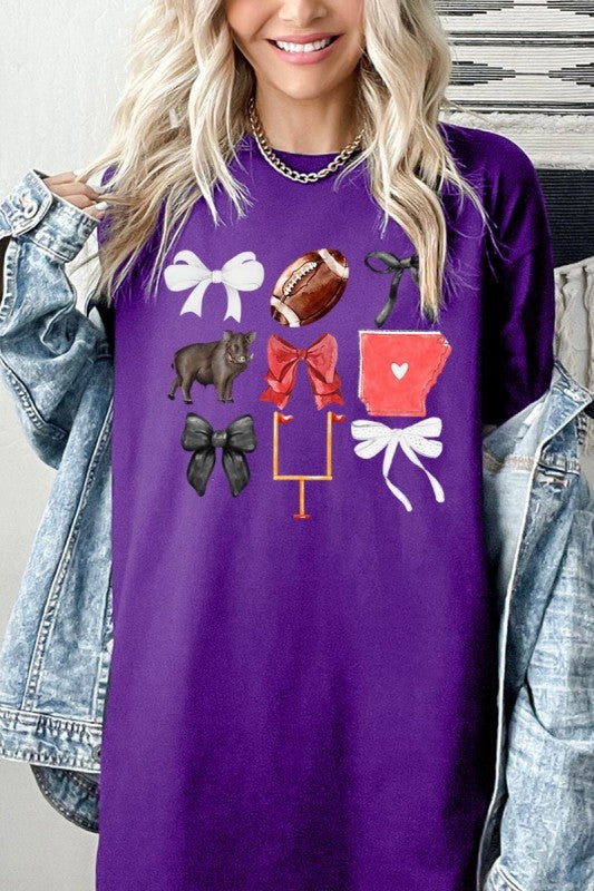 Arkansas Football Graphic Plus Heavy Cotton Tee