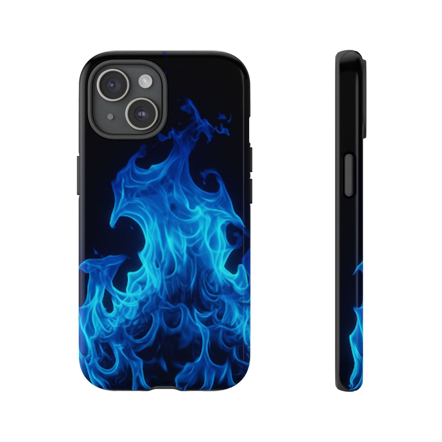 Blue Flames Tough Phone Case