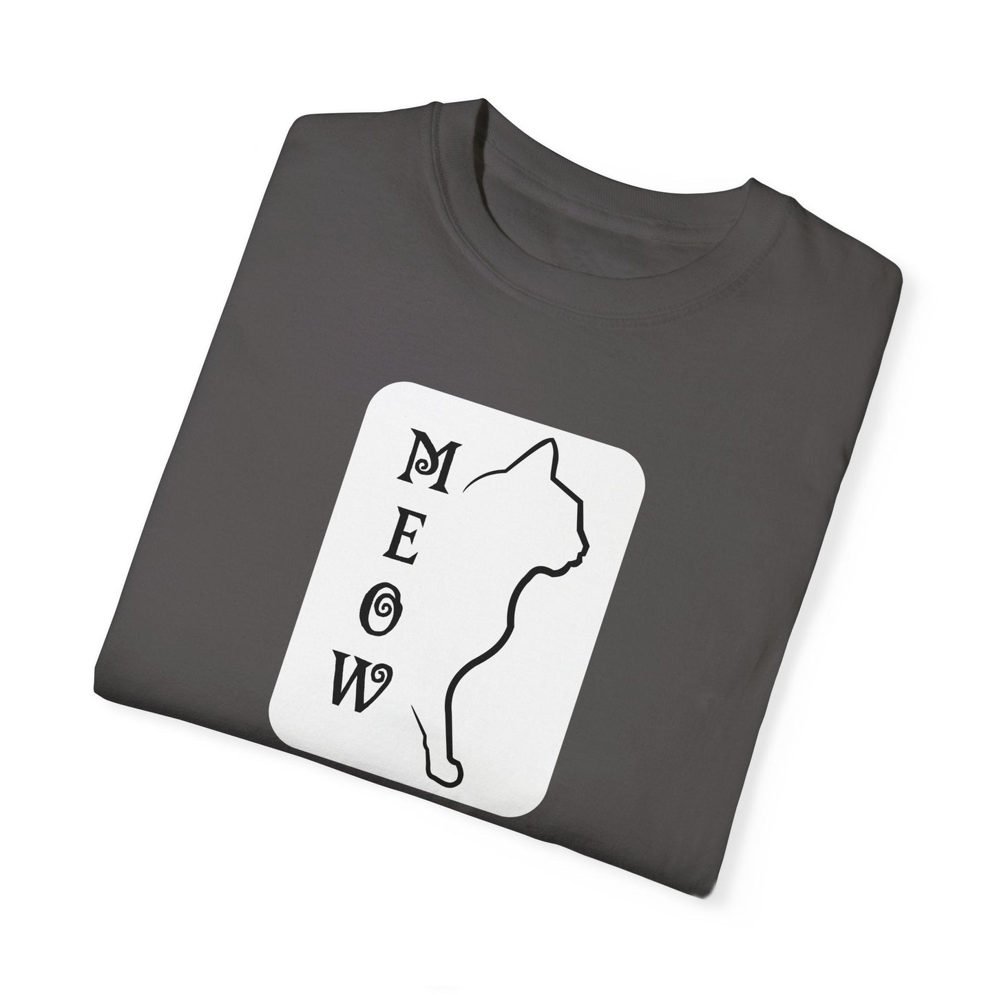 Boxy Meow Unisex Garment-Dyed T-shirt