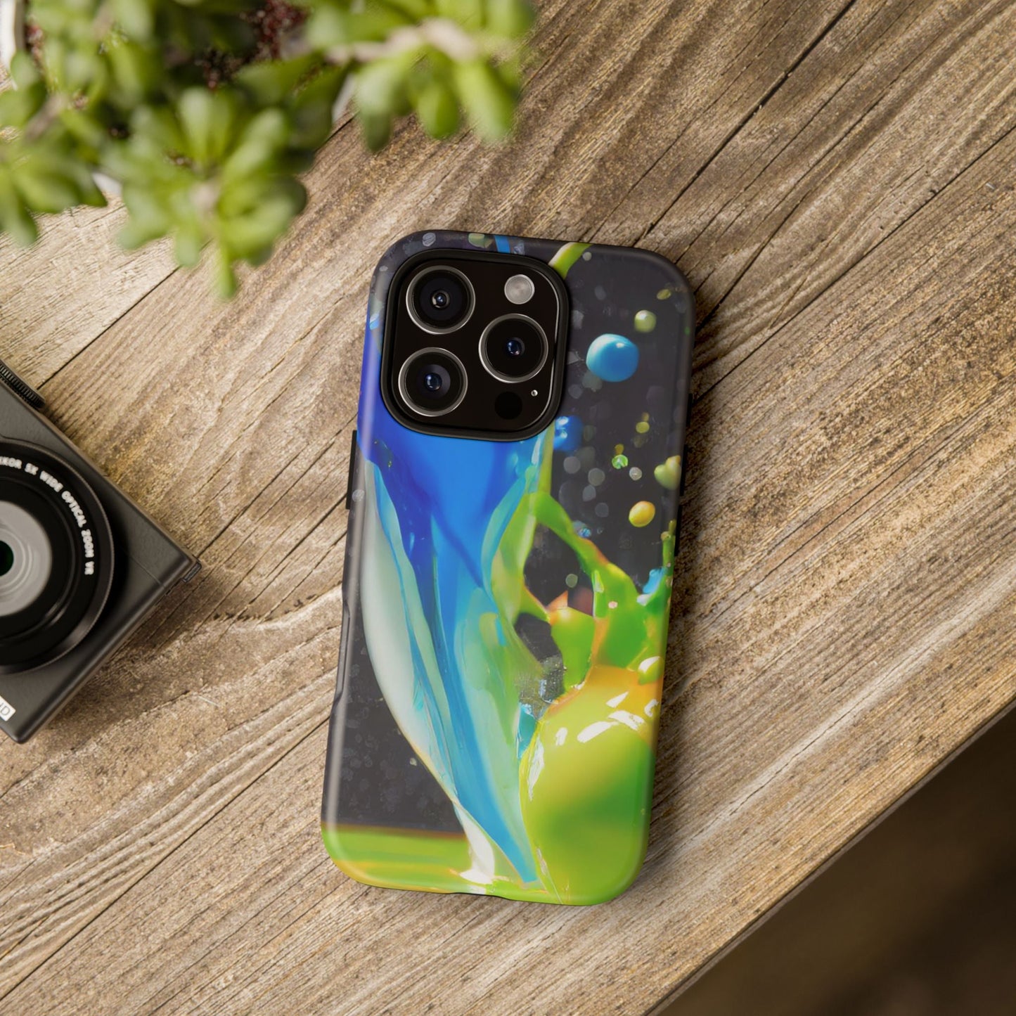 Vibrant Paint Splash Phone Case - Tough & Stylish Protection