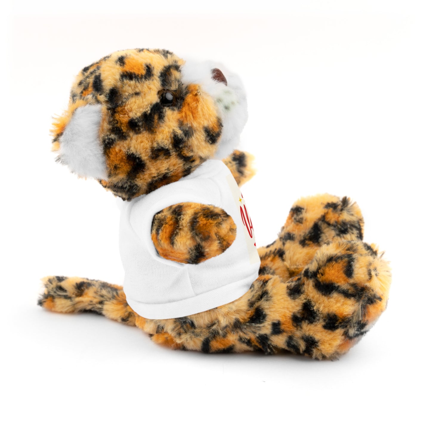 Happy Valentine Day Panda Stuffed Animal with Tee Aaria Tees