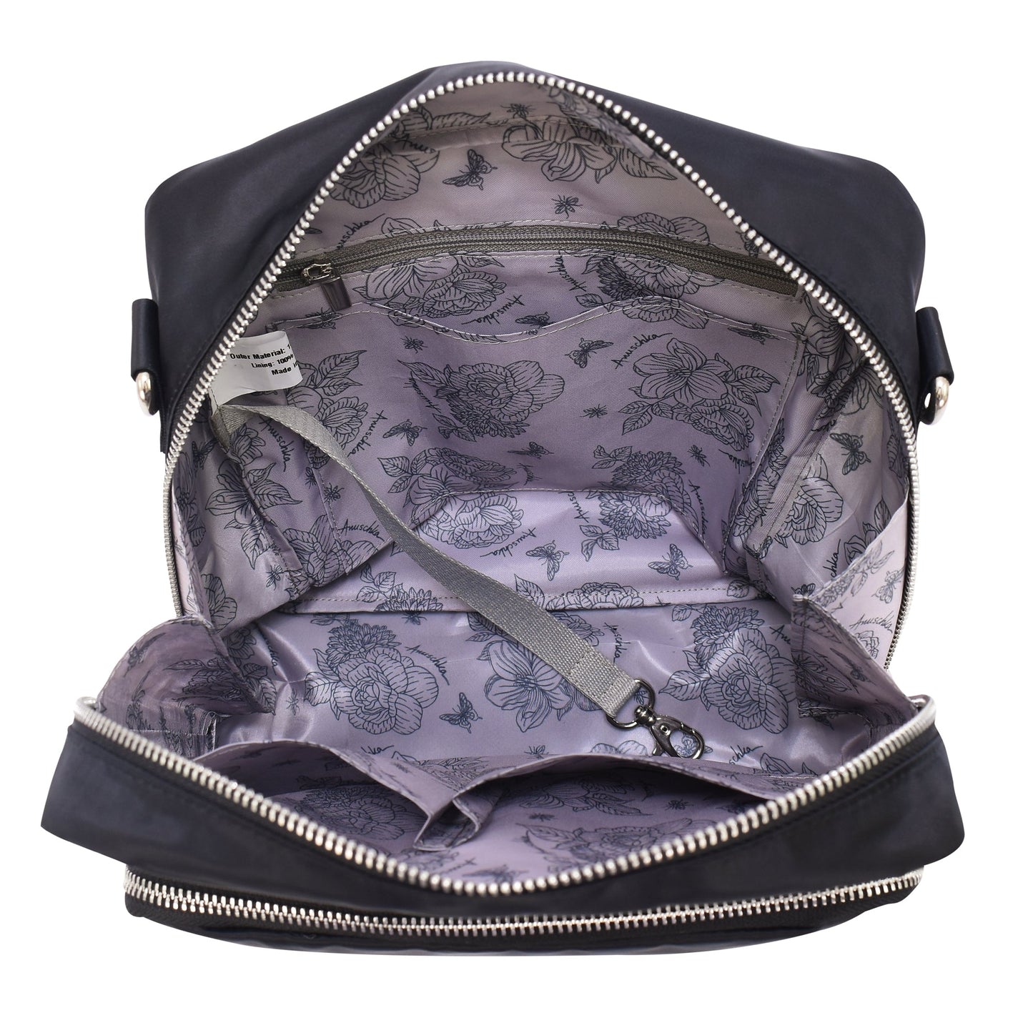 Wanderlust Luxe Fabric Organizer Crossbody - 12021
