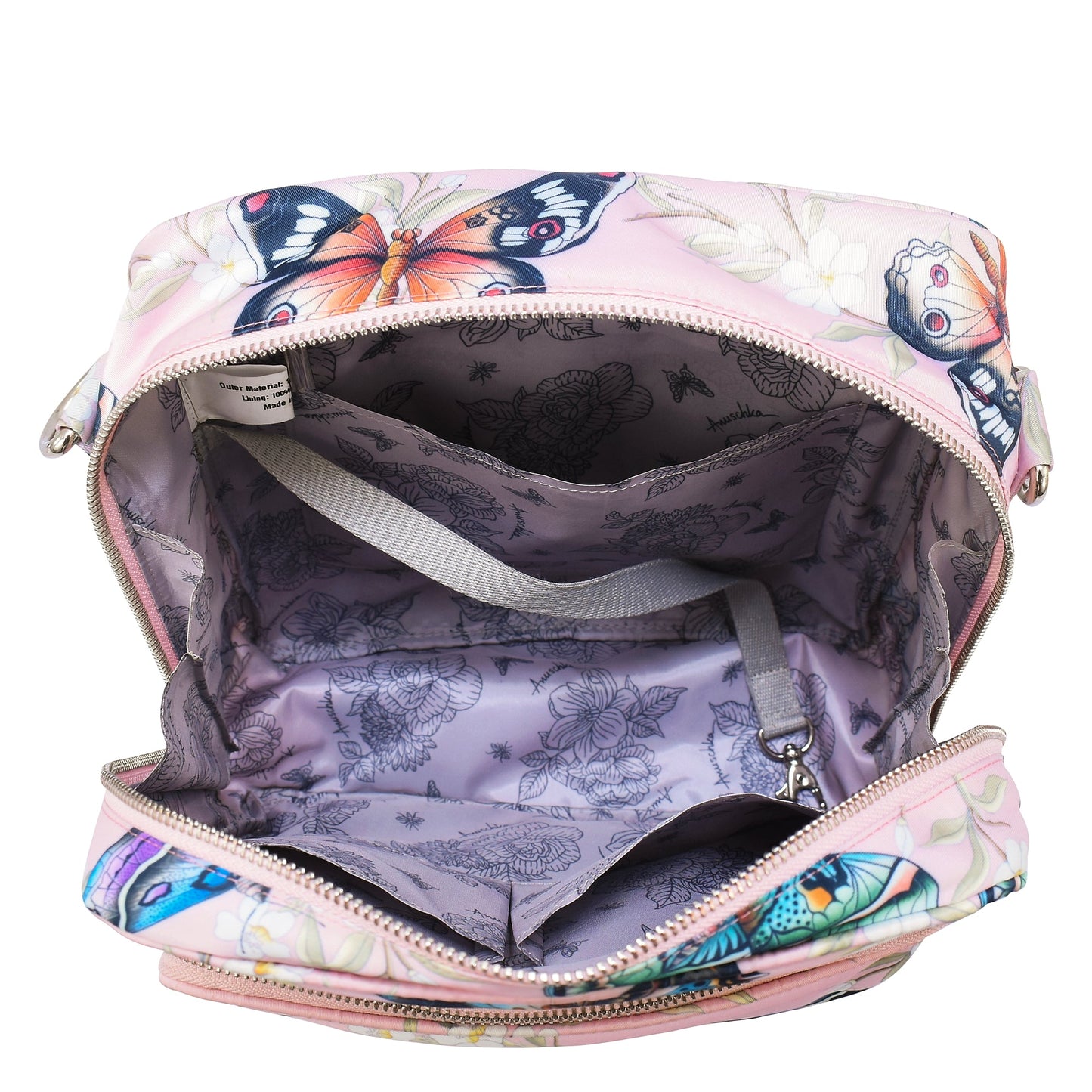 Wanderlust Luxe Fabric Organizer Crossbody - 12021