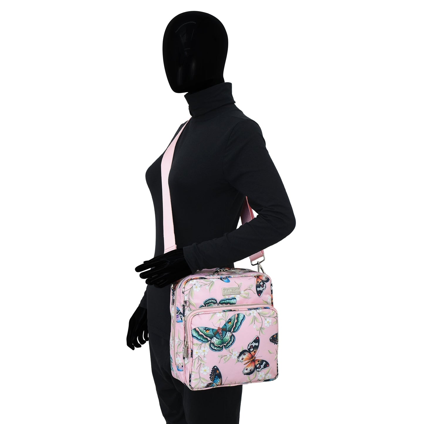 Wanderlust Luxe Fabric Organizer Crossbody - 12021