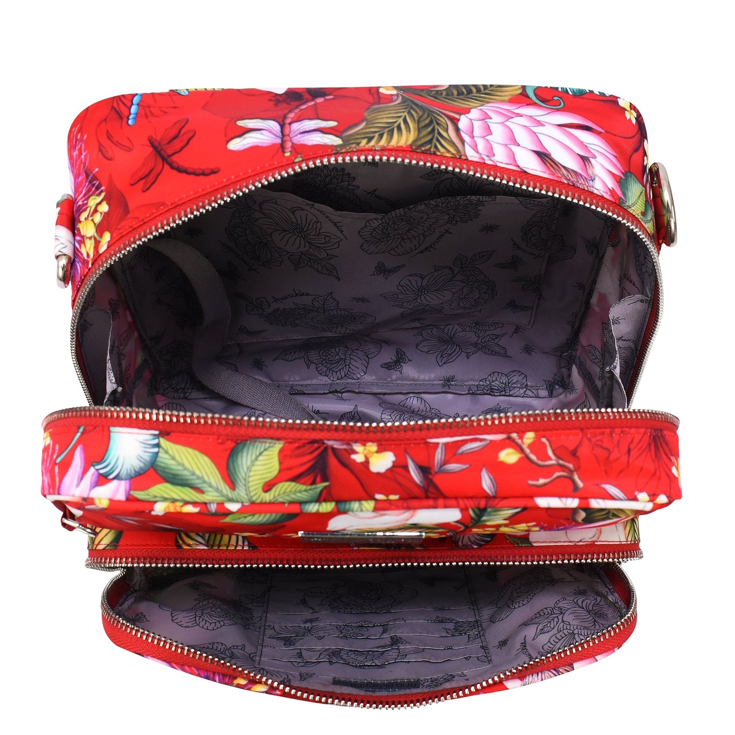 Wanderlust Luxe Fabric Organizer Crossbody - 12021