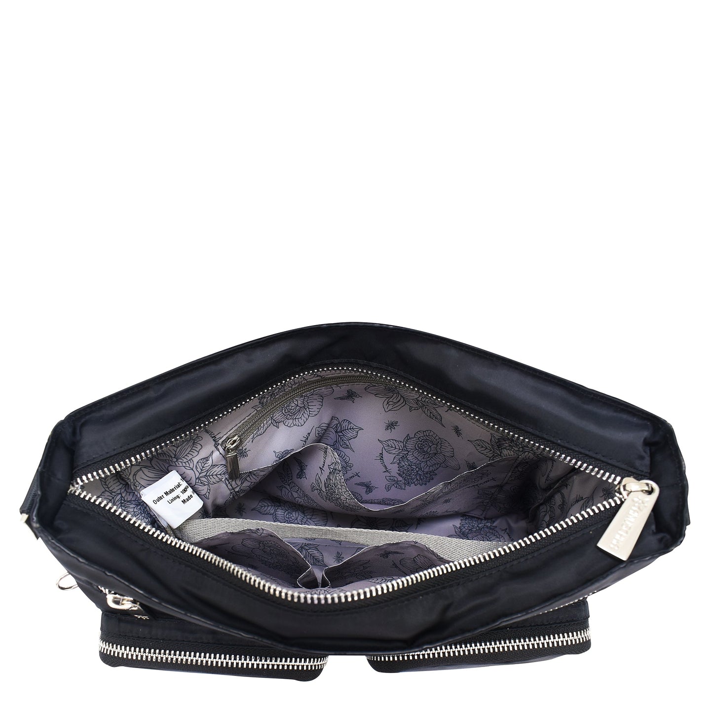Wanderlust Luxe Fabric Crossbody Bag - 12022