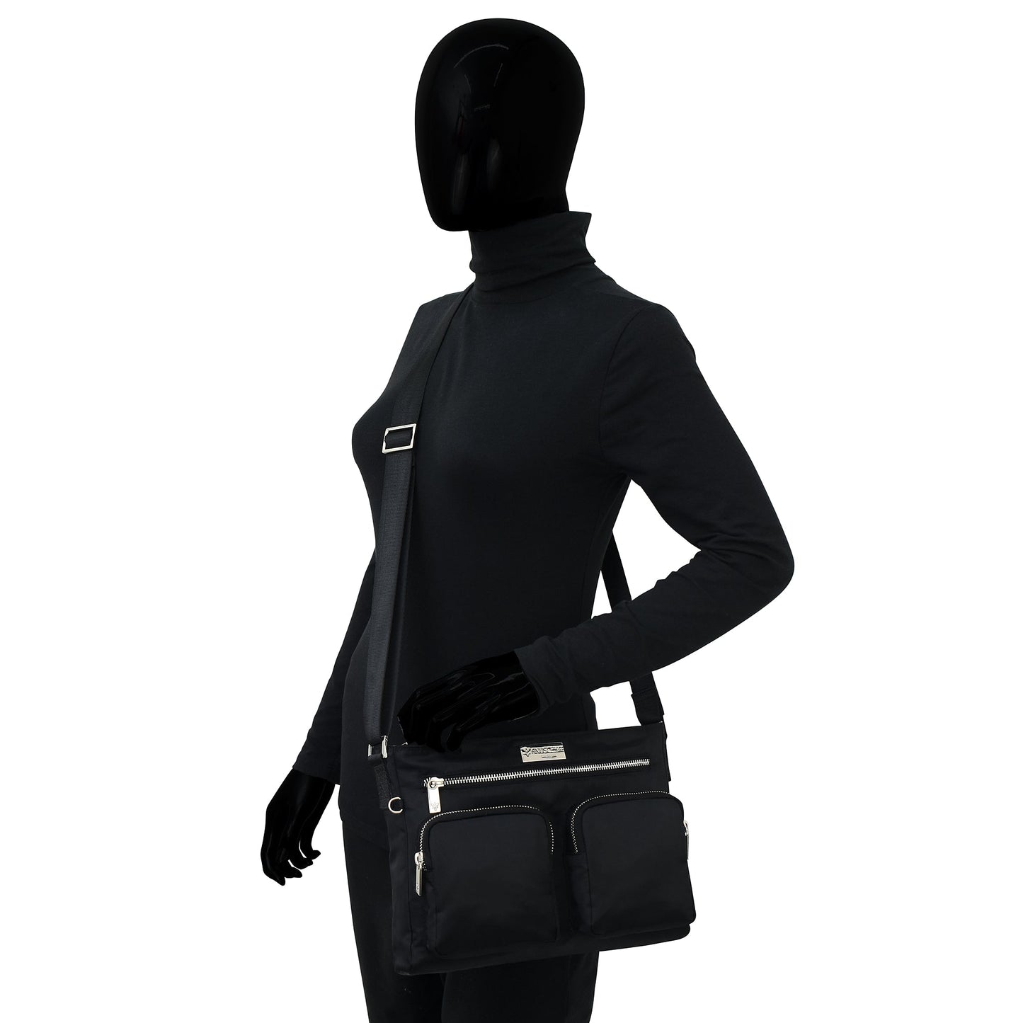 Wanderlust Luxe Fabric Crossbody Bag - 12022