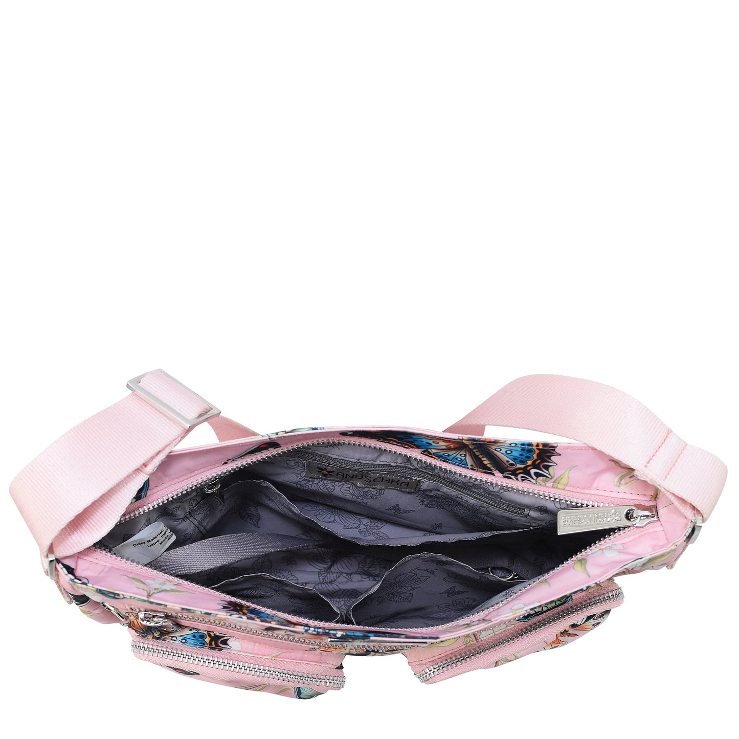 Wanderlust Luxe Fabric Crossbody Bag - 12022