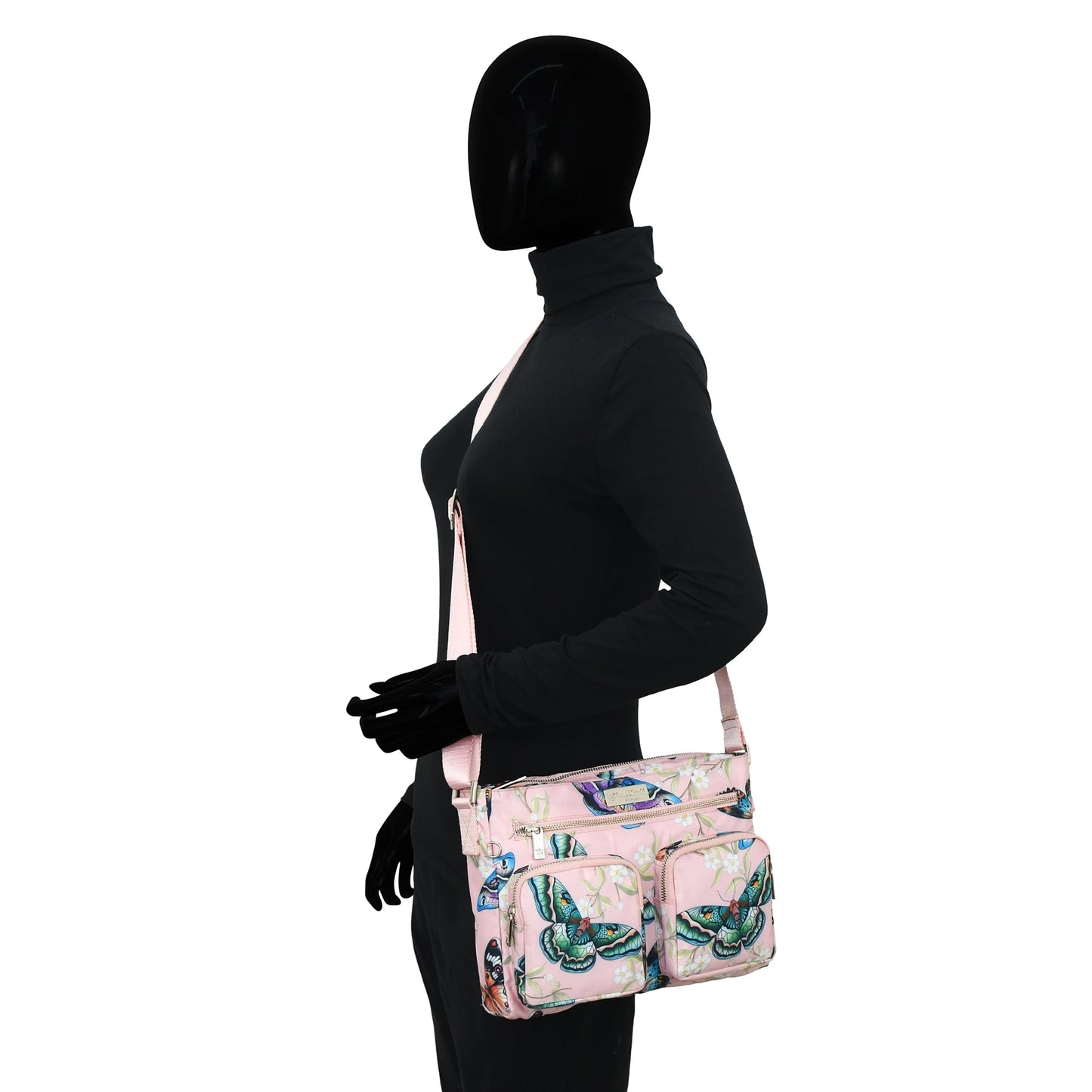 Wanderlust Luxe Fabric Crossbody Bag - 12022