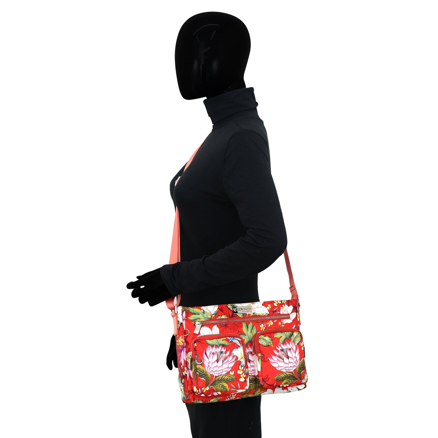Wanderlust Luxe Fabric Crossbody Bag - 12022