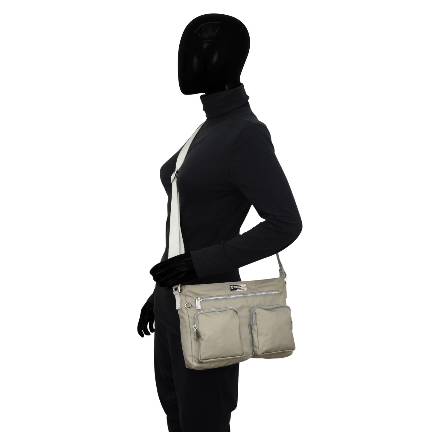 Wanderlust Luxe Fabric Crossbody Bag - 12022