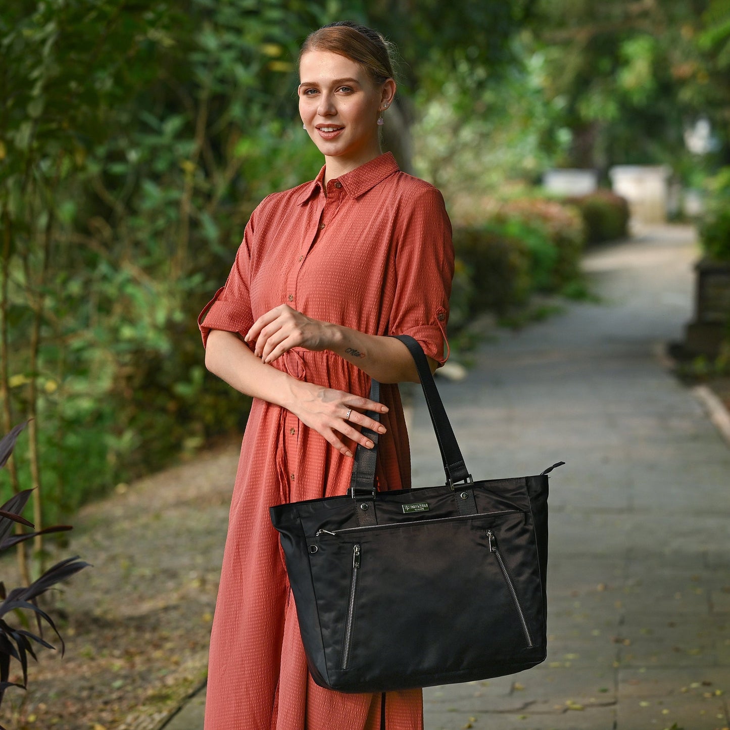 Wanderlust Luxe Fabric Tote - 12025