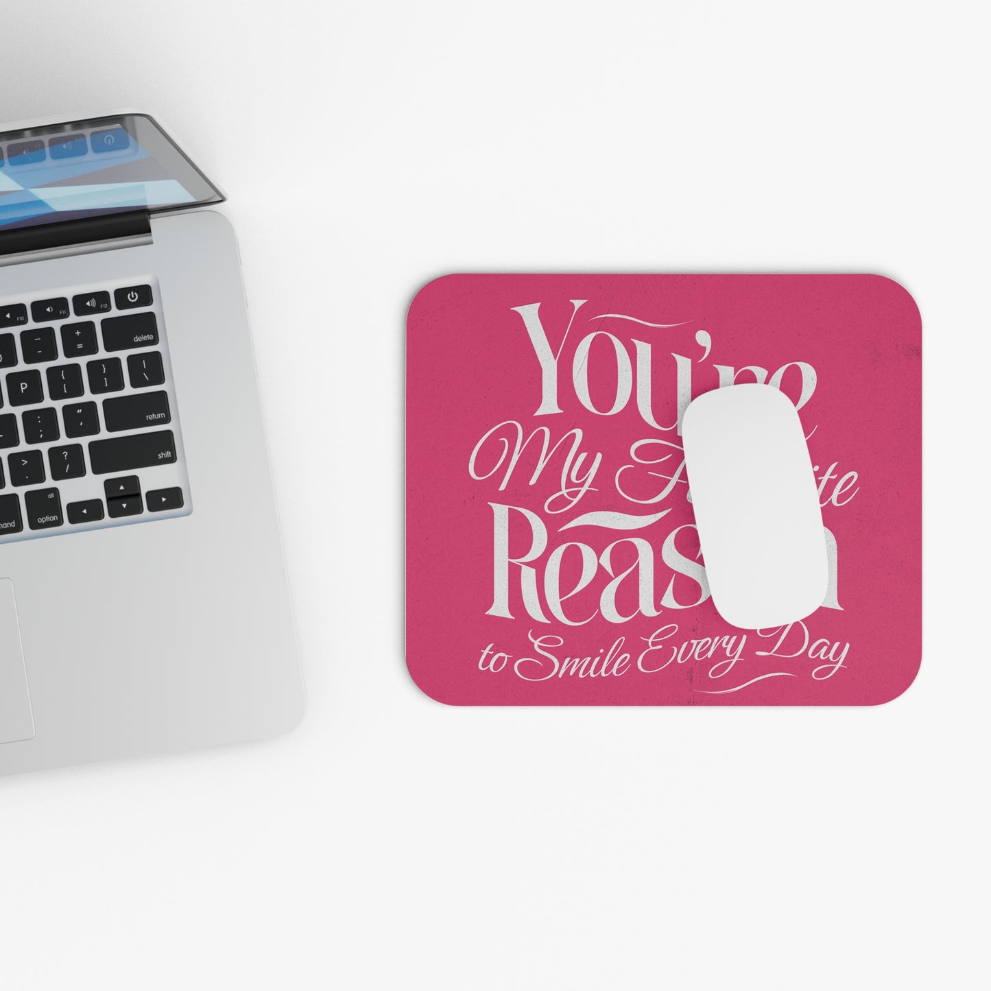 Romantic Quote Mouse Pad, Love Saying Office Desk Decor, Gift for Her, Rectangle Mousepad, Personalized Computer Accessories, Valentine's Aaria Tees