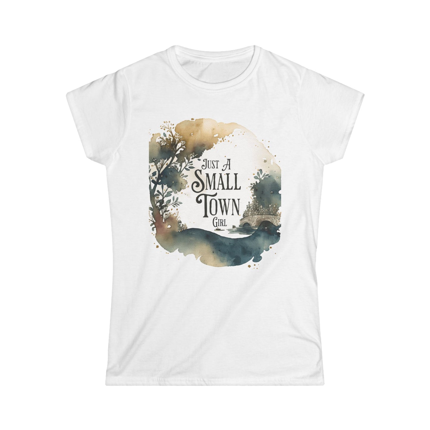 "Just A Small Town Girl Tee" - Casual Top, Perfect for Country Lovers, Gift for Her, Summer Fashion, Everyday Wear