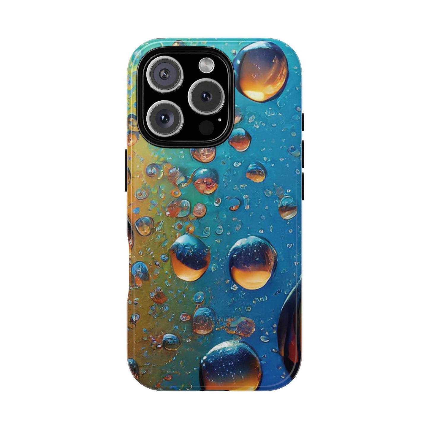 Colorful Water Droplets Tough Phone Case