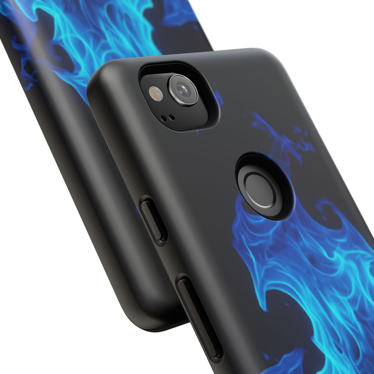 Blue Flames Tough Phone Case