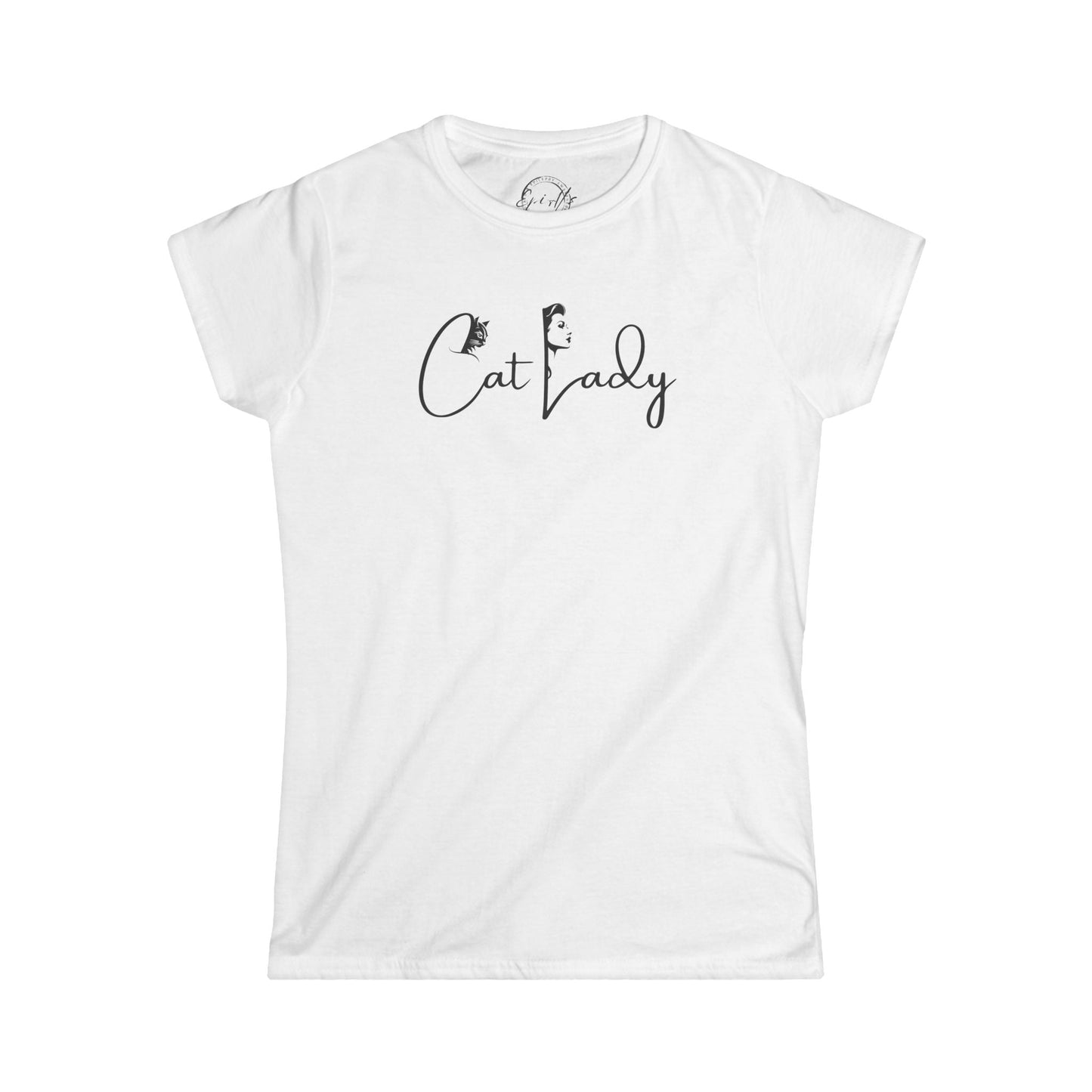 Cat Lady Women's Softstyle Tee - Perfect for Cat Lovers