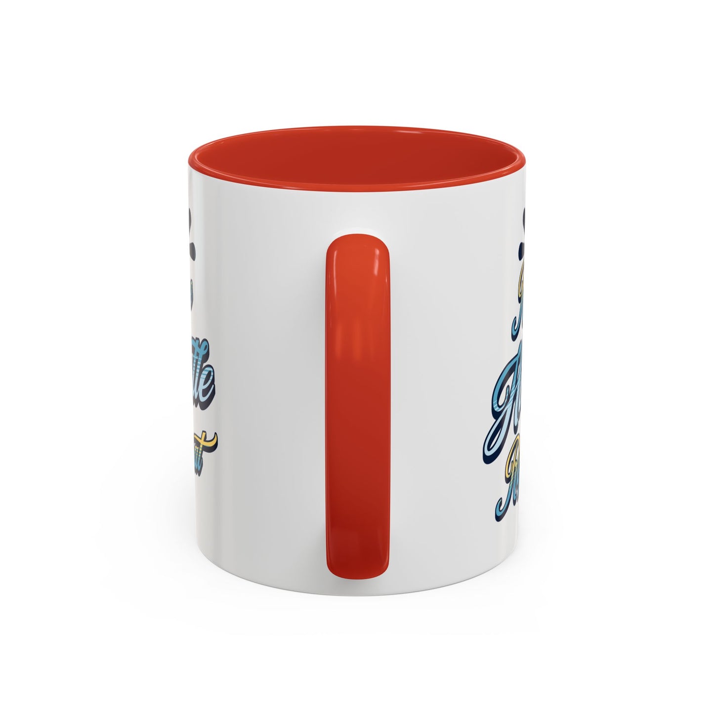 Rise Hustle Repeat Accent Coffee Mug – Inspiring Motivational Drinkware Mug