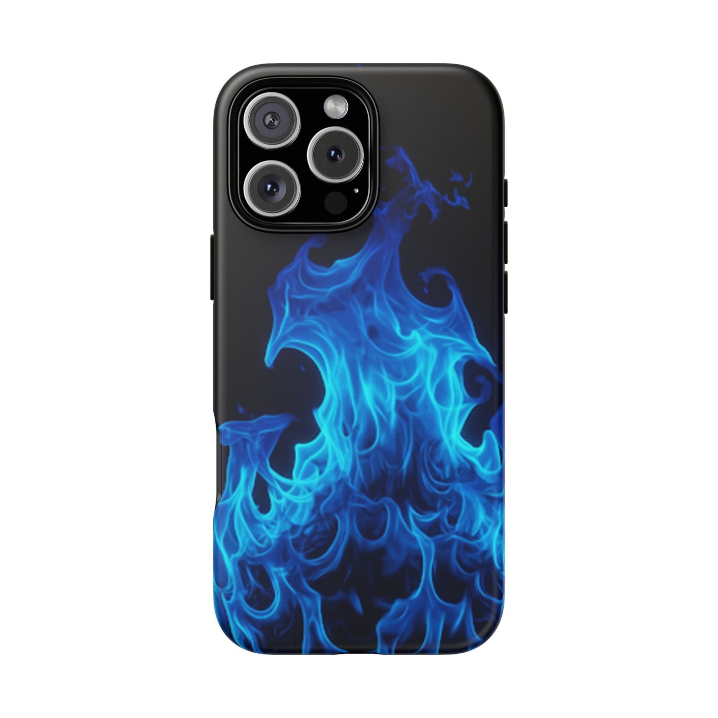 Blue Flames Tough Phone Case