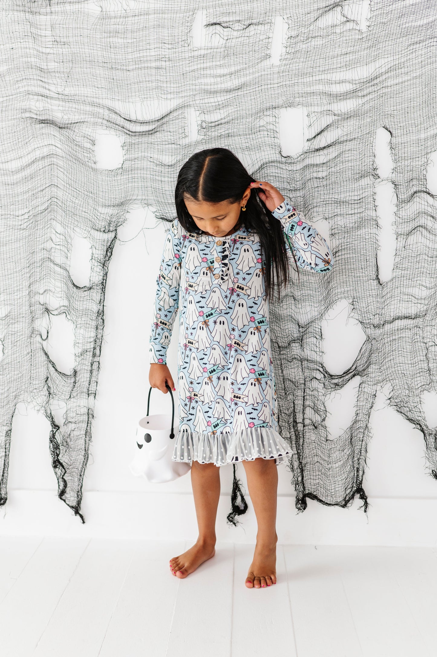Preppy Ghost | BAMBOO NIGHTGOWN (with shorts!)