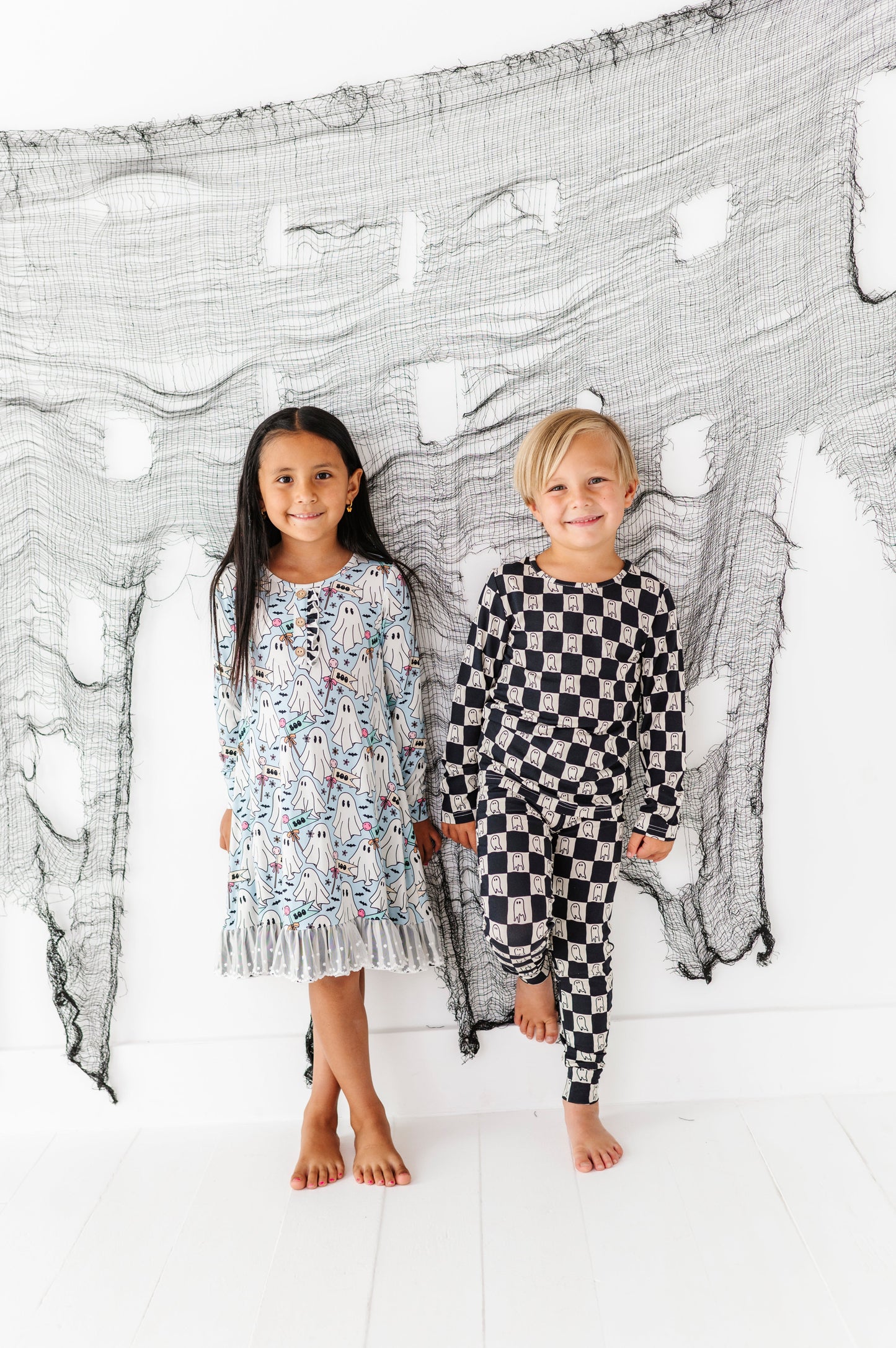 Checkered Ghost | BAMBOO PJ SET