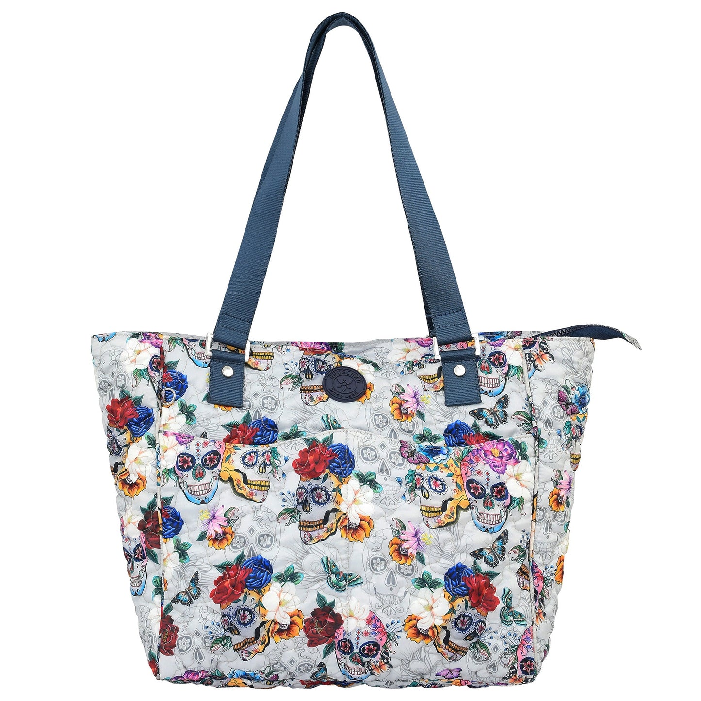 Wanderlust Quilted Fabric Tote Bag - 16014