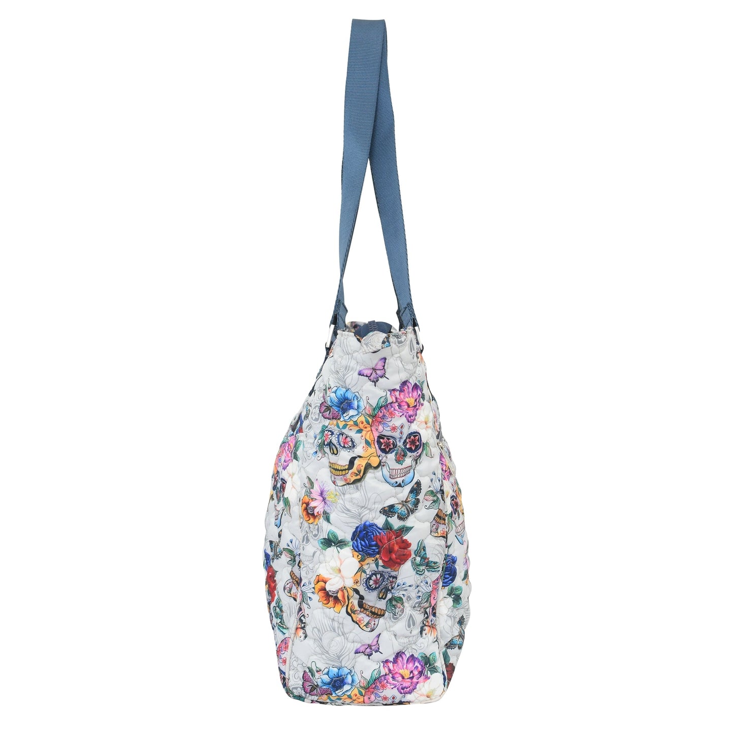 Wanderlust Quilted Fabric Tote Bag - 16014