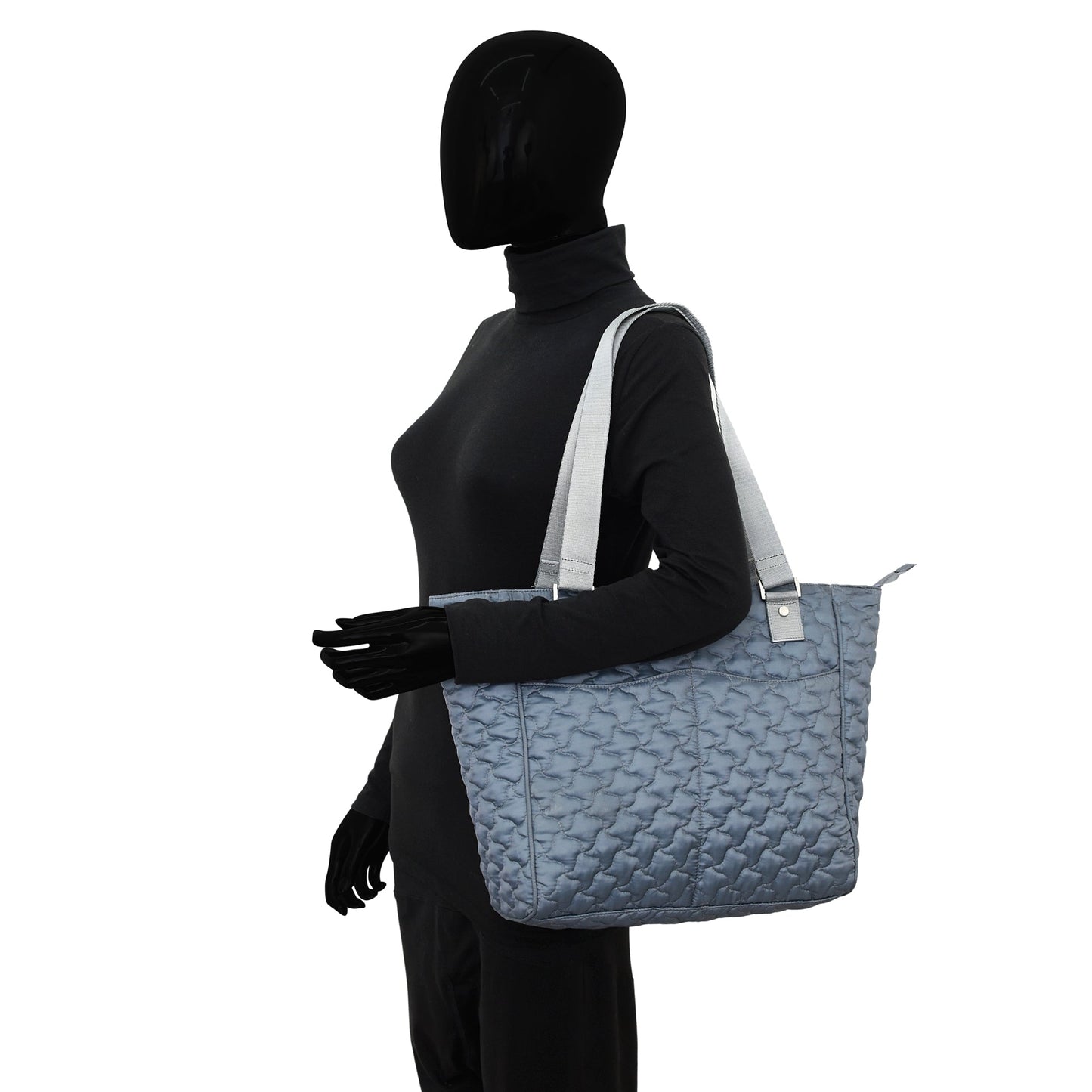 Wanderlust Quilted Fabric Tote Bag - 16014