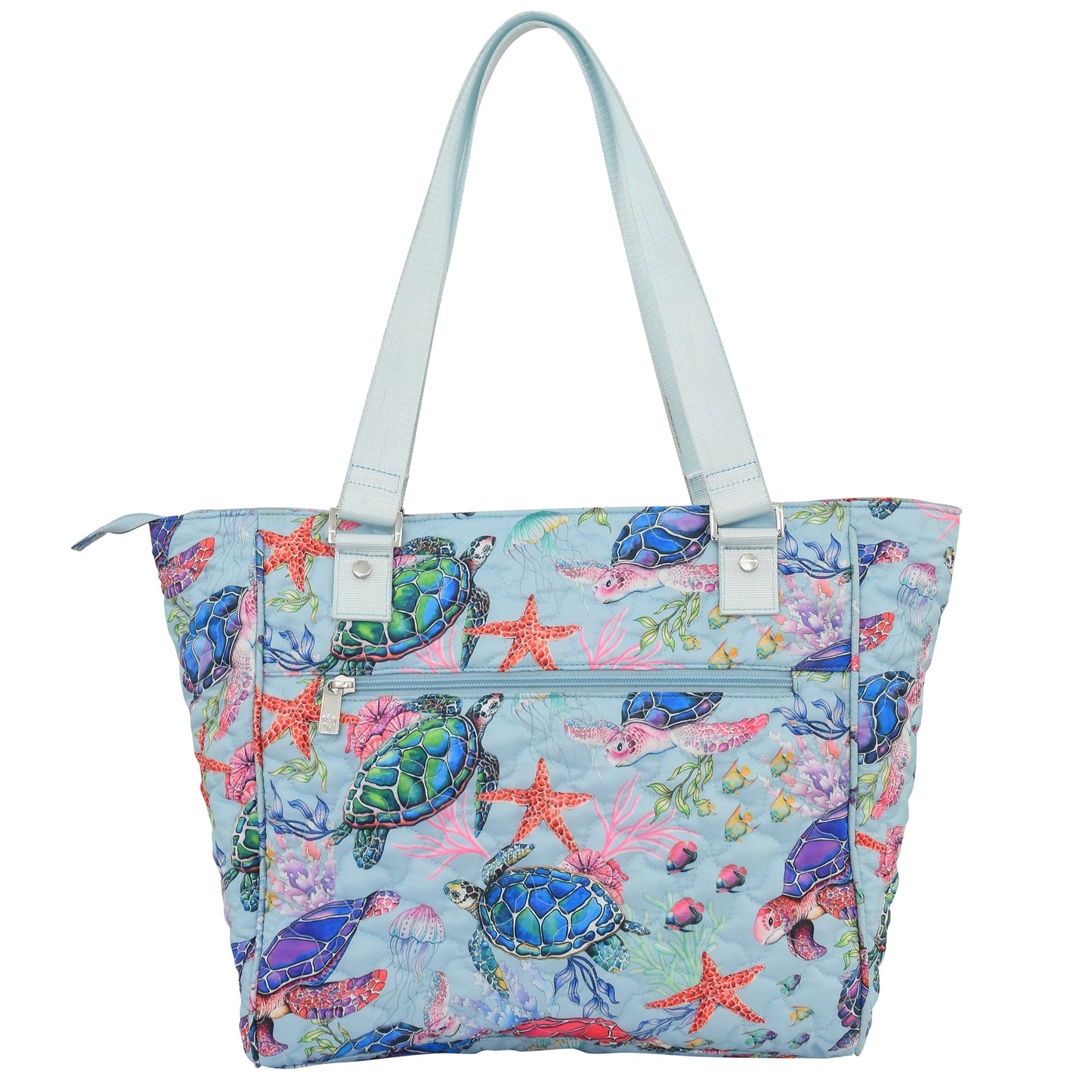 Wanderlust Quilted Fabric Tote Bag - 16014