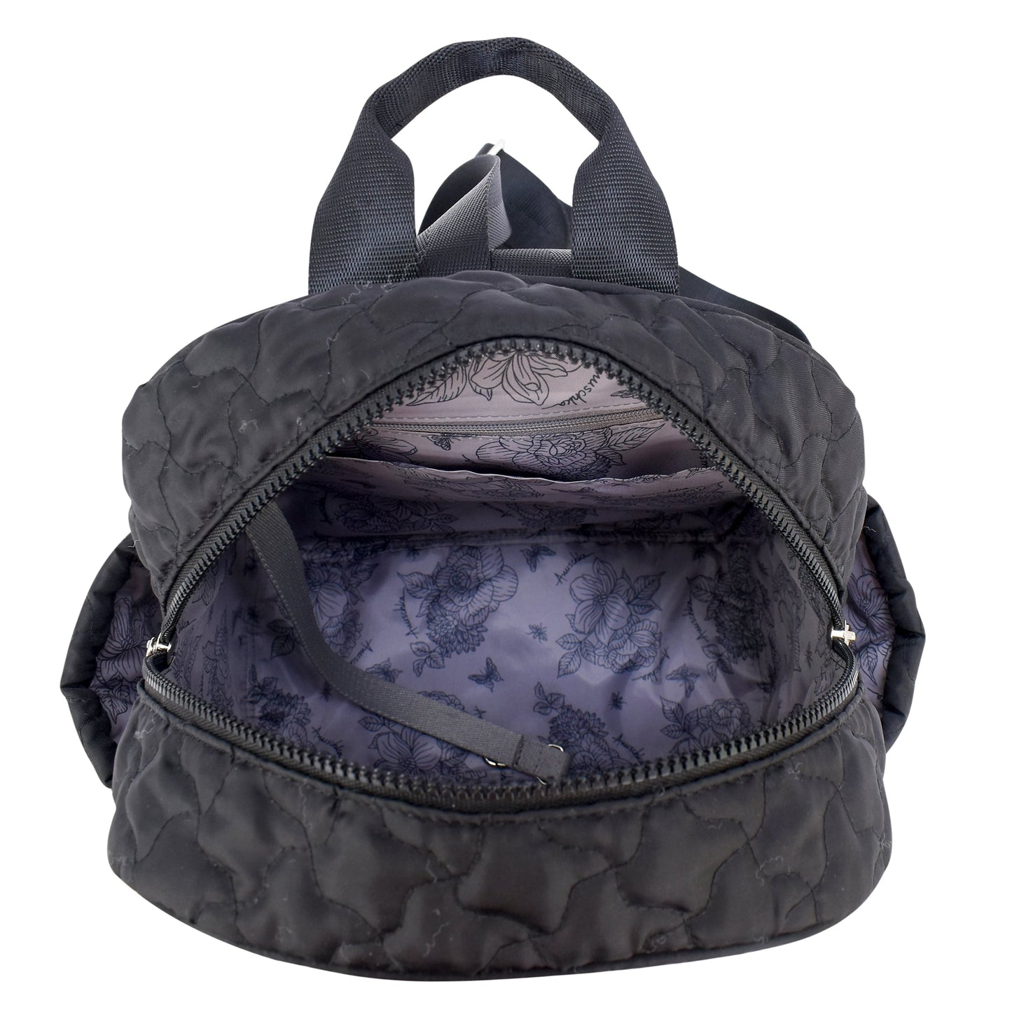 Wanderlust Quilted Fabric Backpack - 16015