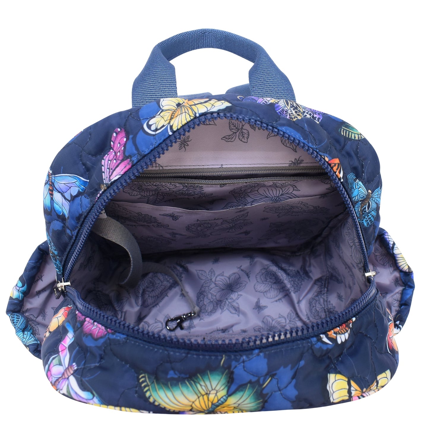 Wanderlust Quilted Fabric Backpack - 16015