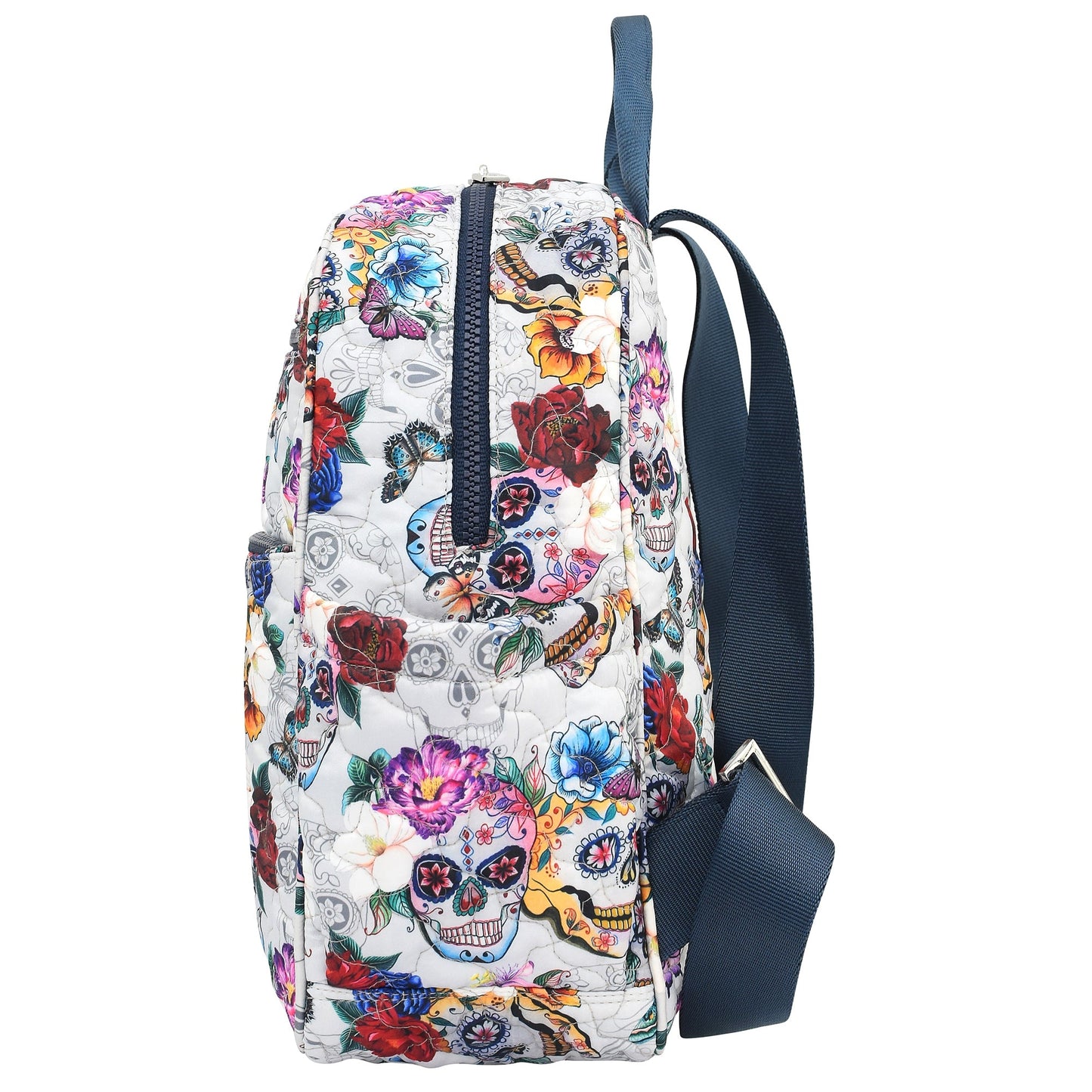 Wanderlust Quilted Fabric Backpack - 16015