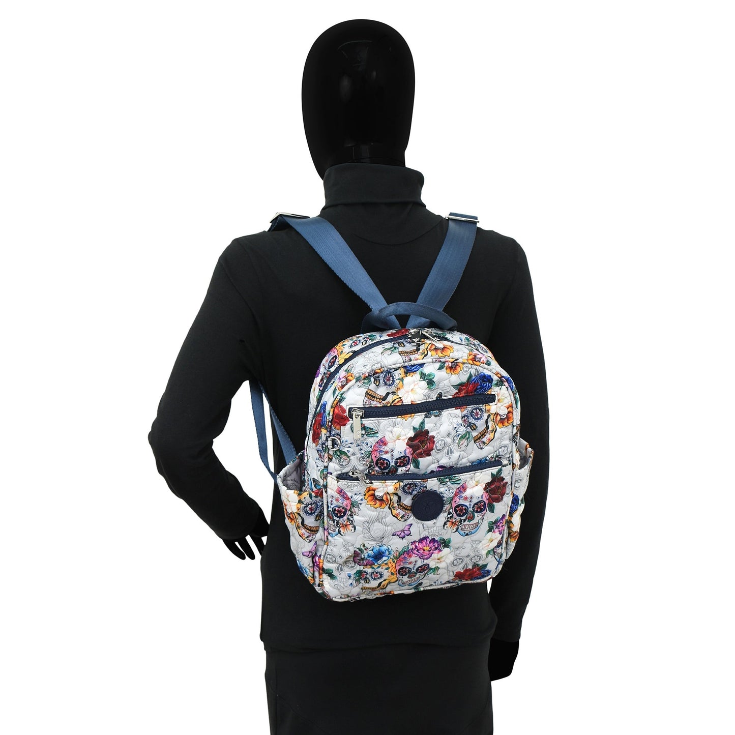 Wanderlust Quilted Fabric Backpack - 16015