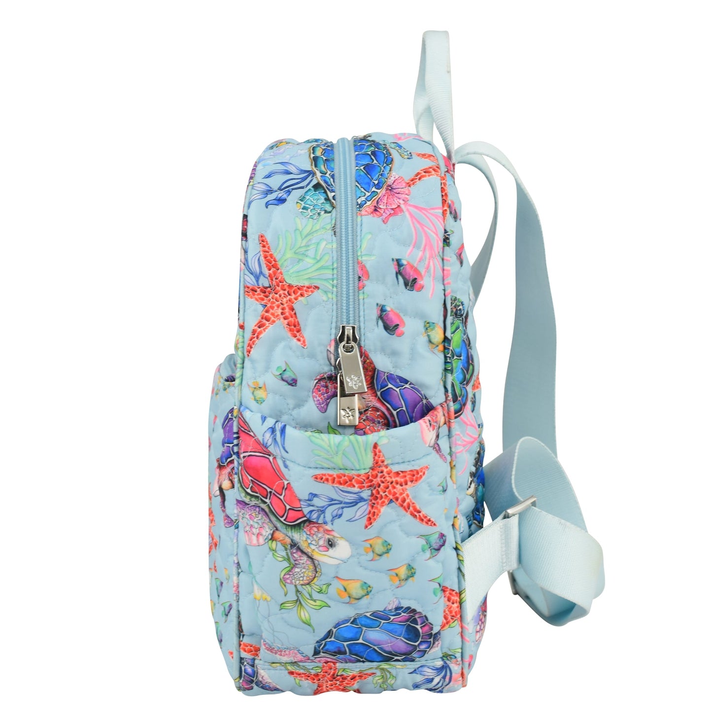 Wanderlust Quilted Fabric Backpack - 16015