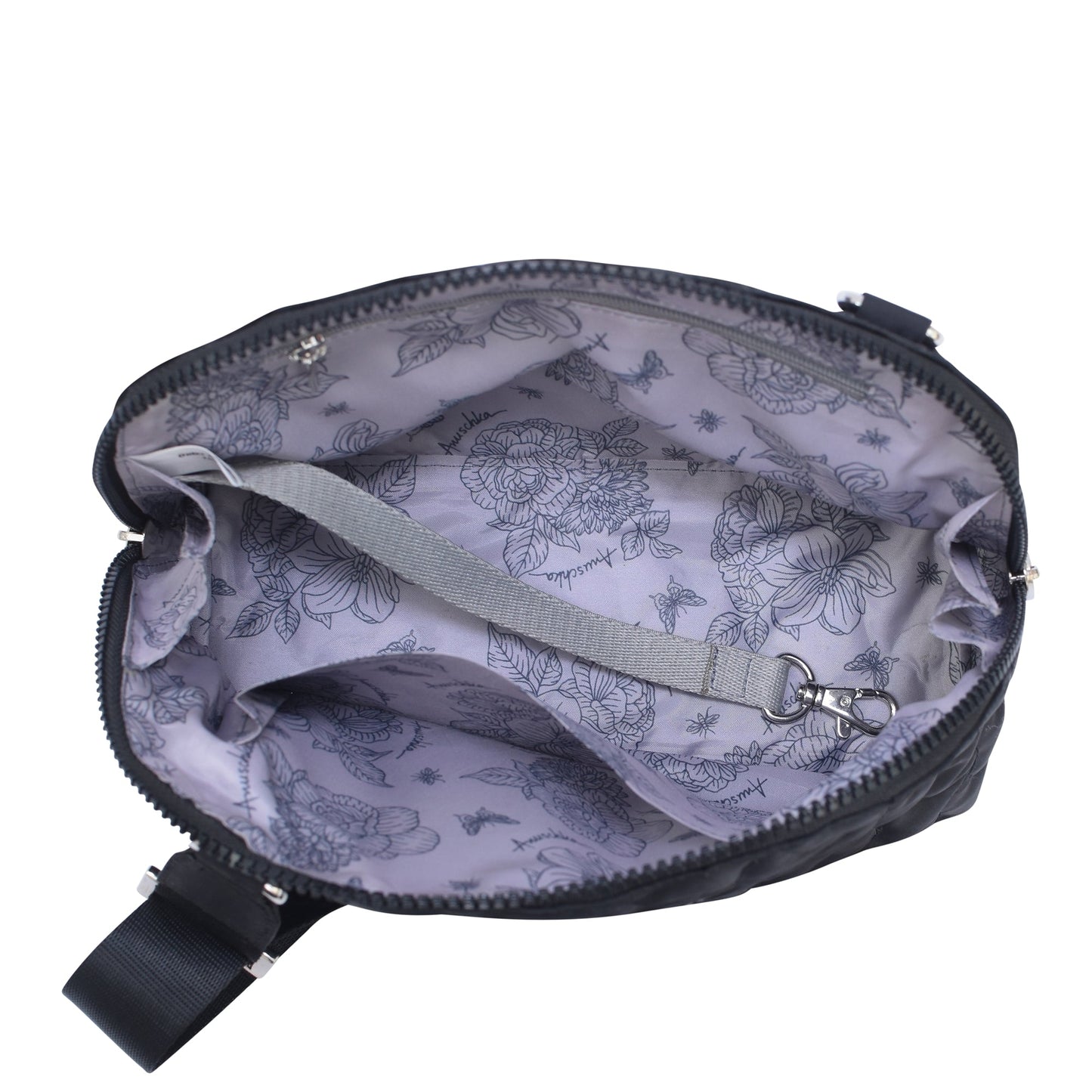 Wanderlust Quilted Fabric Dome Crossbody - 16017