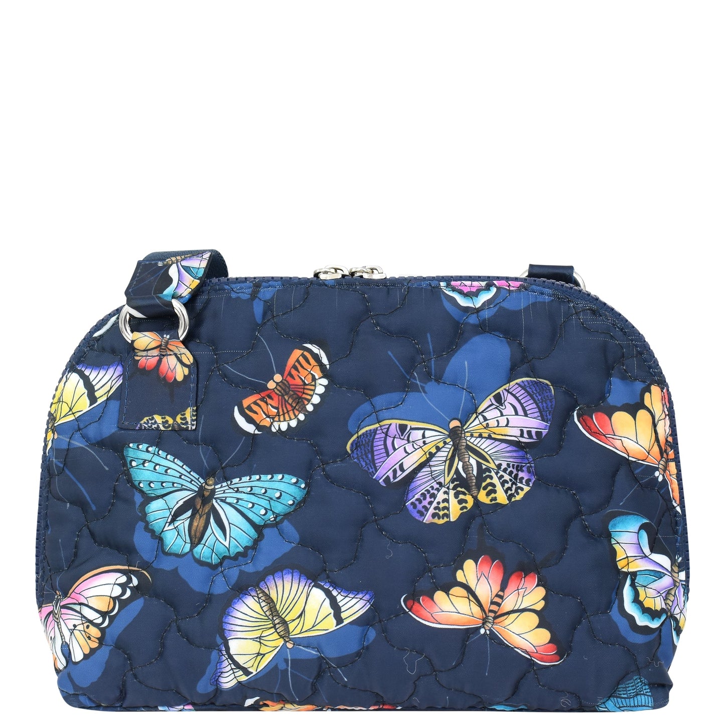 Wanderlust Quilted Fabric Dome Crossbody - 16017