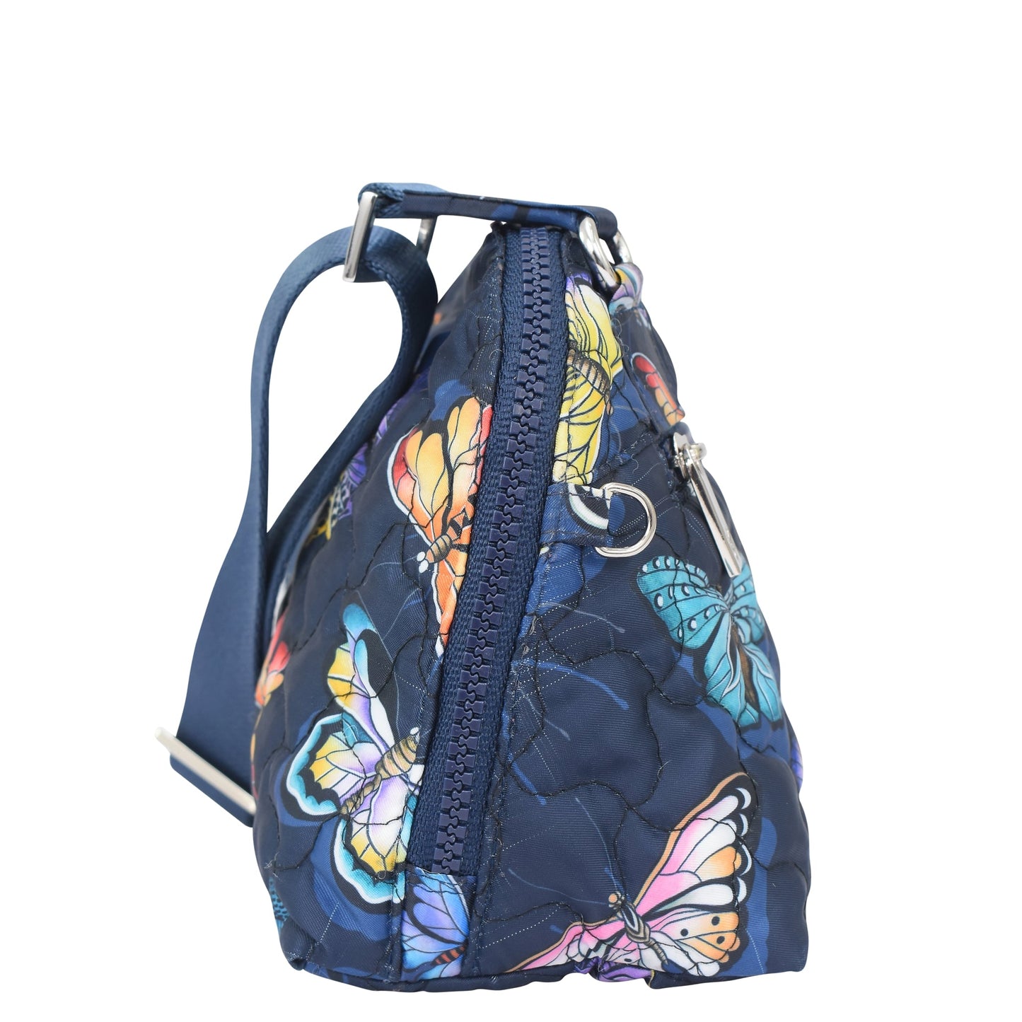Wanderlust Quilted Fabric Dome Crossbody - 16017