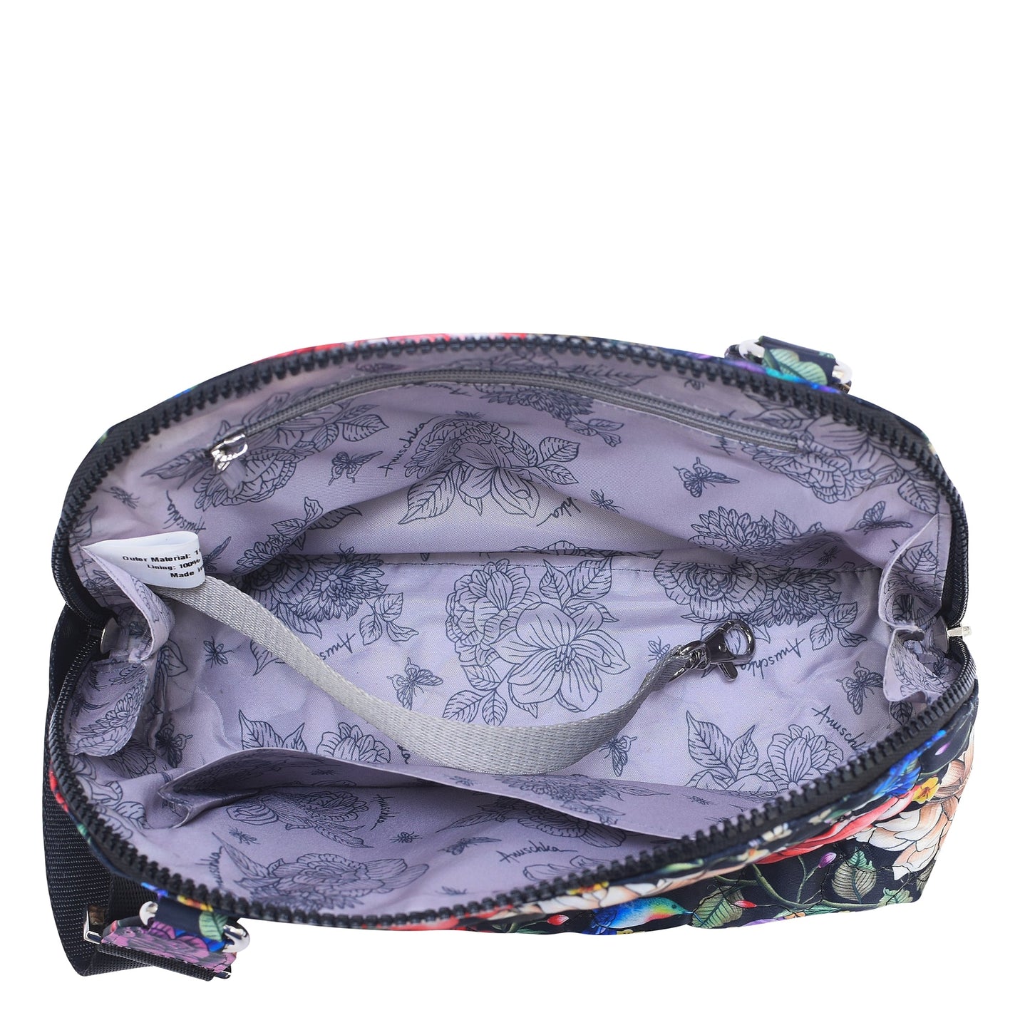 Wanderlust Quilted Fabric Dome Crossbody - 16017