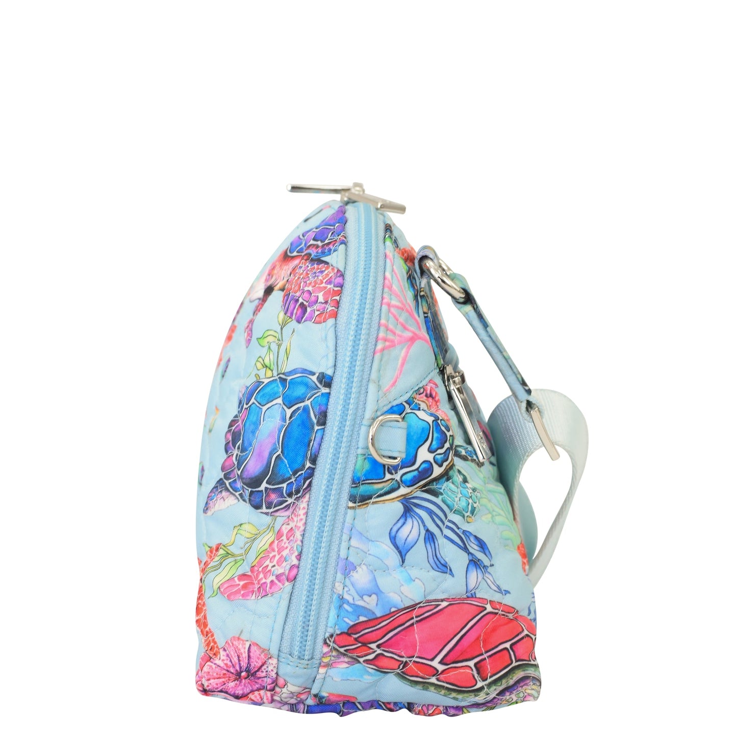 Wanderlust Quilted Fabric Dome Crossbody - 16017