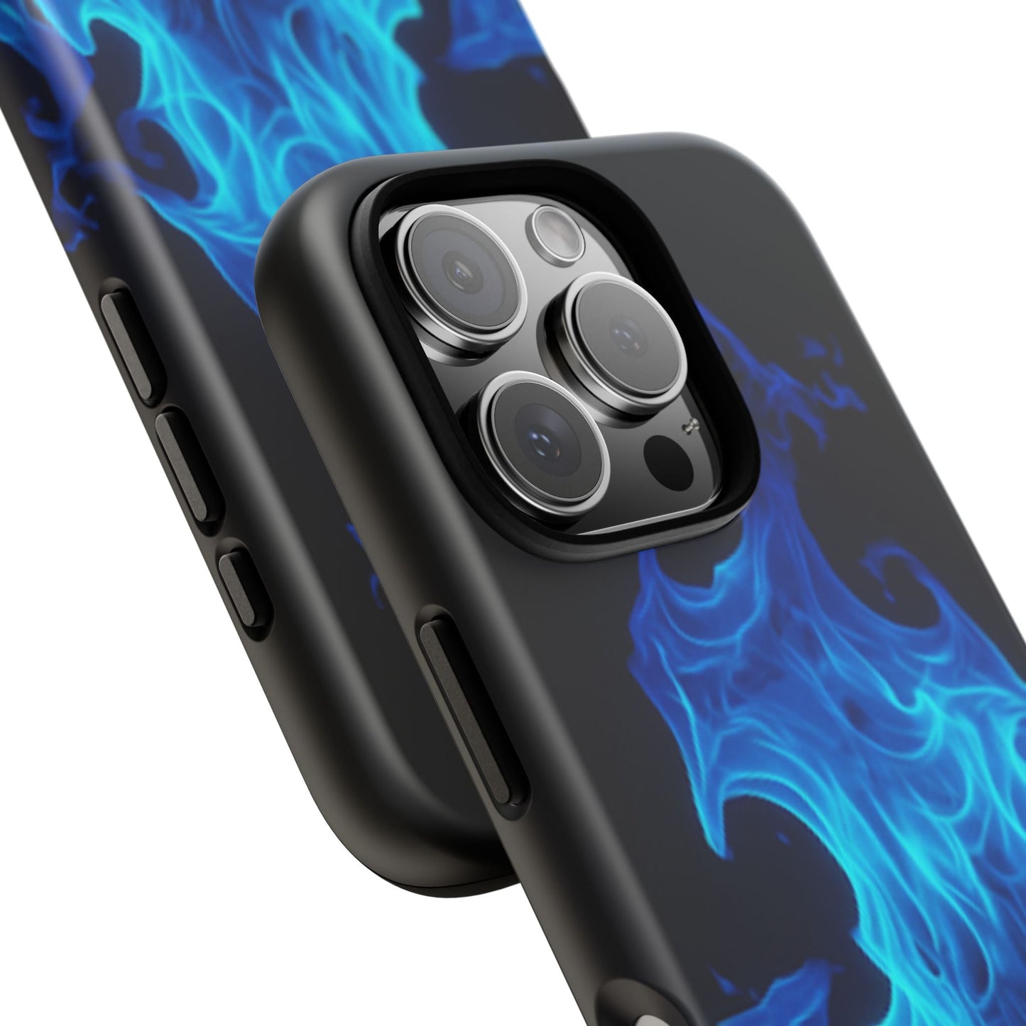 Blue Flames Tough Phone Case