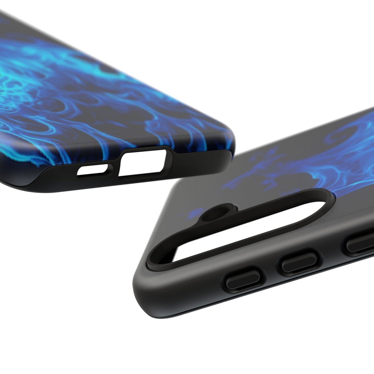 Blue Flames Tough Phone Case