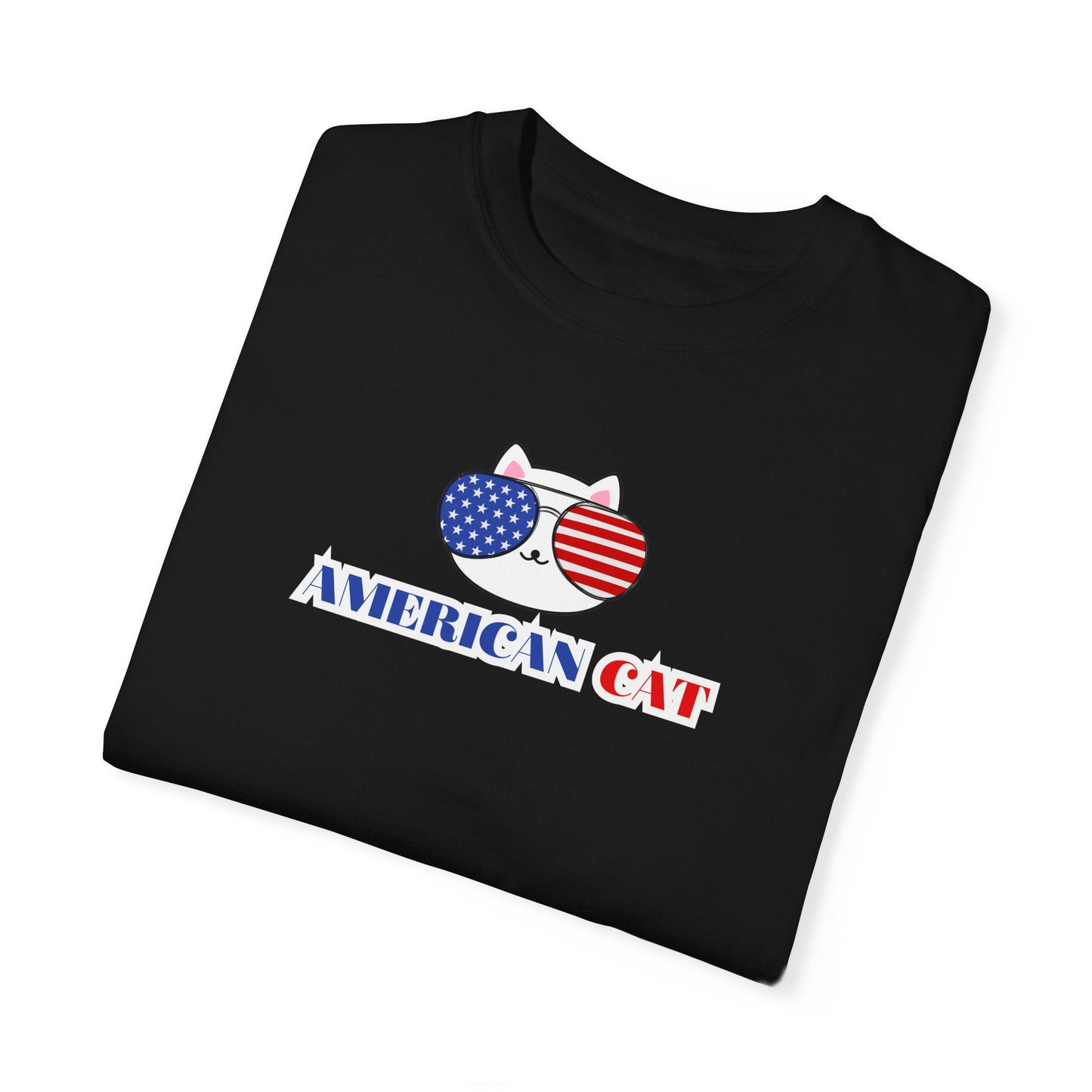 American Cat Unisex Garment-Dyed T-shirt