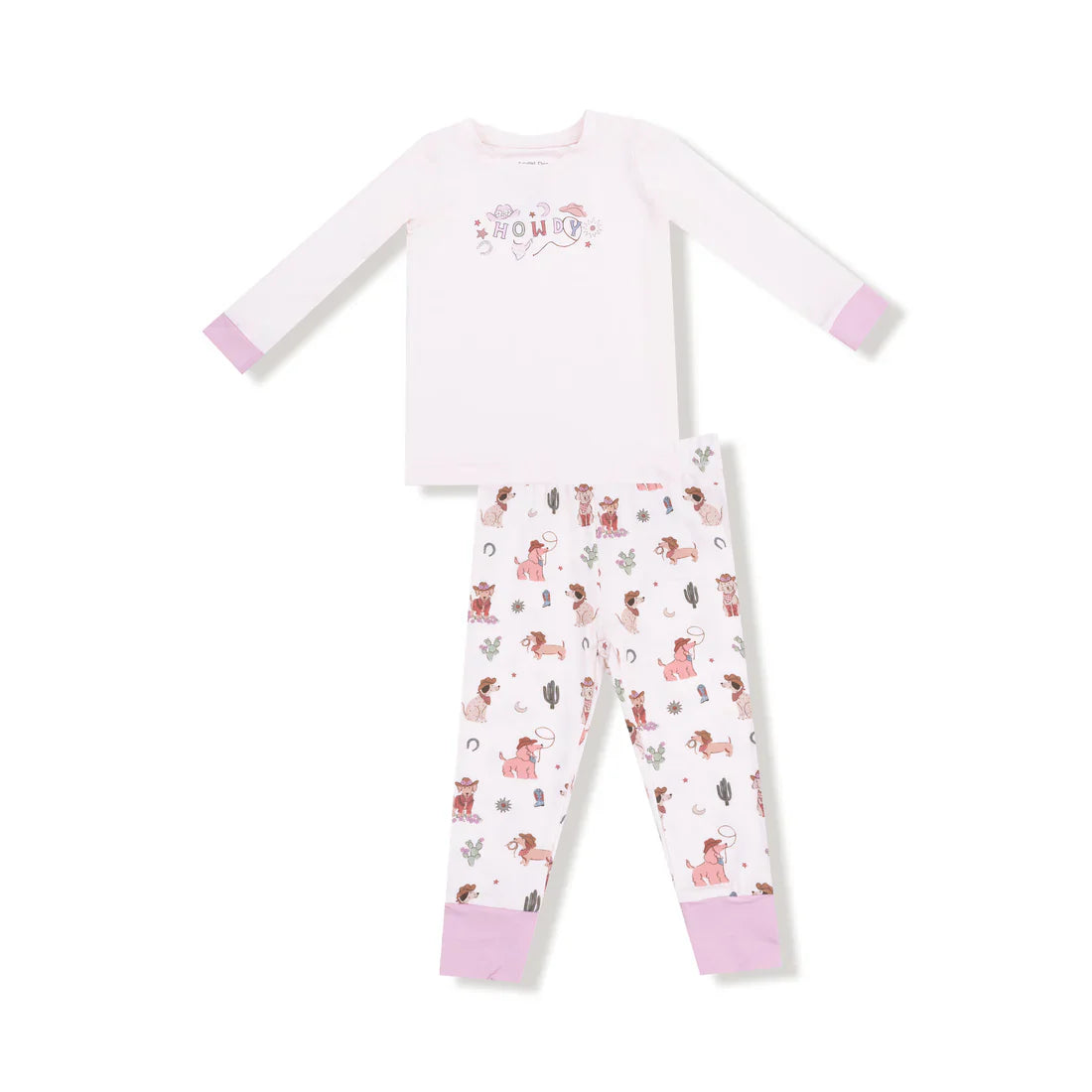 Cowgirl Dogs Long Sleeve Loungewear Set